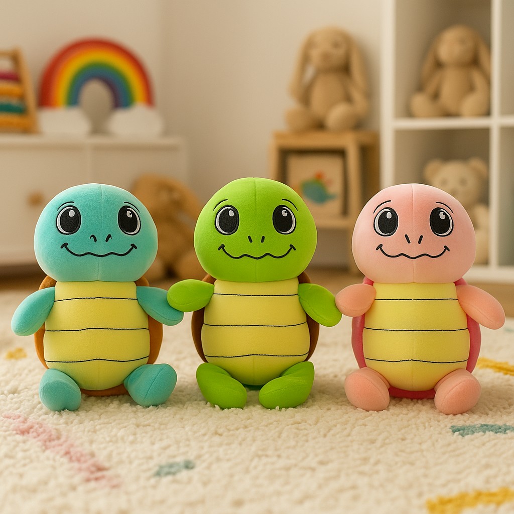 Żółw 3 kolory - 25cm