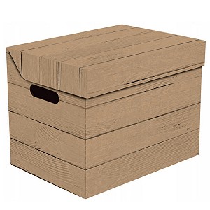 Pudełko Ozdobne Prezentowe Deska Drewniana - 34cm