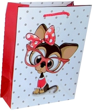 Torebka Prezentowa Piesek - 23cm