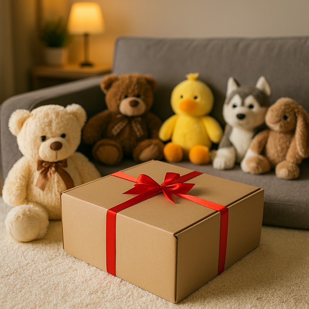 1. Pakowanie Na Prezent na maskotkę 40-50cm