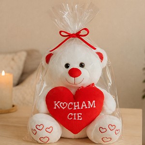 Pakowanie maskotki w celofan do 50cm