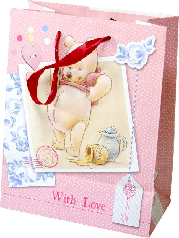 Torebka prezentowa Kubuś Puchatek Disney - 23cm