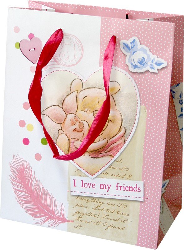 Torebka prezentowa Kubuś Puchatek Disney - 23cm