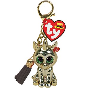 Brelok figurka złoty jednorożec Gold Mini Boos TY - 6cm Brelok figurka złoty jednorożec Gold Mini Boos TY - 6cm