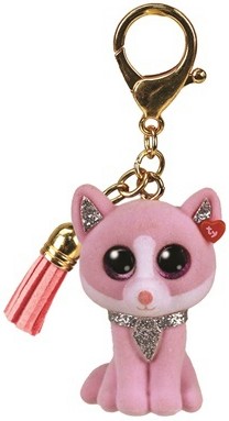 Brelok figurka kotek różowy Fiona Mini Boos TY - 6cm