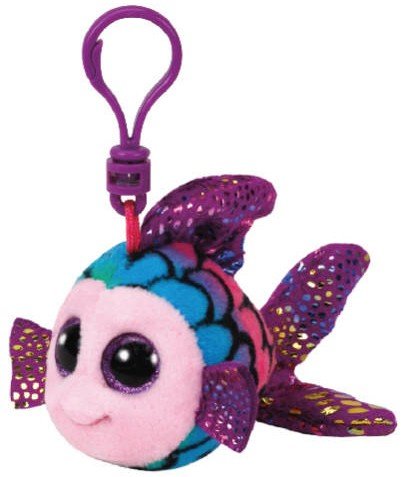 Brelok Rybka Flippy Ryba Pupilki TY - 9cm