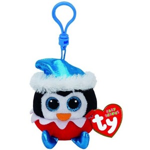 Brelok Pingwin witeczny Sugarplum TY - 9cm