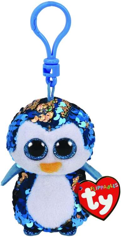 Brelok Pingwin Payton Flippables Pupilki TY - 9cm