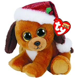 Pies Świąteczny Howlidays Pupilki TY - 15cm