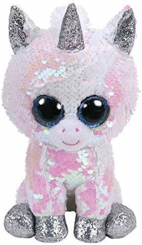 Jednorożec Diamond Flippables Pupilki TY - 15cm