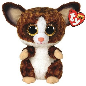 Lemur Brzowy Binky Pupilki TY - 15cm