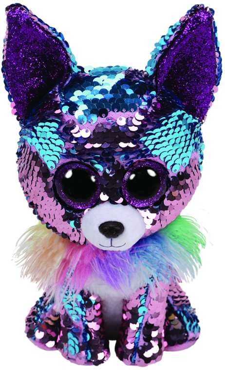 Pies Chihuahua Yappy Pupilki Flippables TY - 24cm