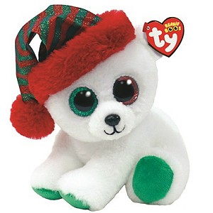 Miś Świąteczny Paxton Pupilki TY - 15cm