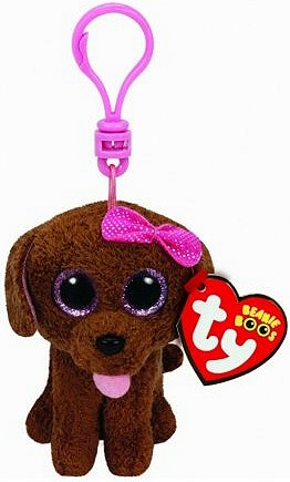 Brelok Piesek Maddie Pupilki TY - 9cm