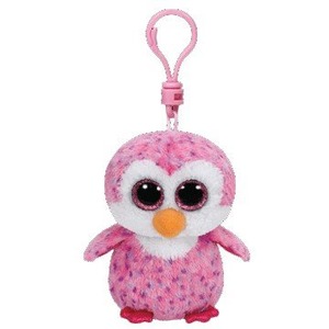 Brelok Pingwin Glider Pupilki TY - 9cm
