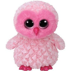 Sowa Różowa Twiggy Pupilki Pupilki TY - 15cm Sowa Różowa Twiggy Pupilki Pupilki TY - 15cm