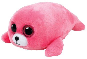 Foka Różowa Pierre Pupilki TY - 15cm