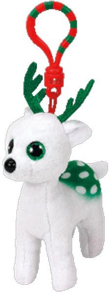 Brelok Renifer Świąteczny Peppermint TY - 9cm