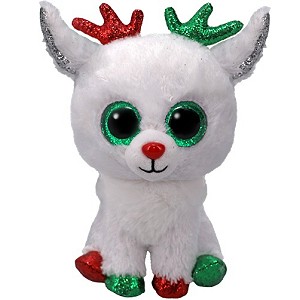 Jednorożec Świąteczny Snowdrop Pupilki TY - 15cm