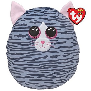 Poduszka Kotek Szary Kiki Squishy Ty - 40x30cm