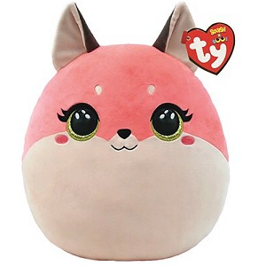Poduszka Różowy Lisek Roxie Squishy Ty - 30x22cm