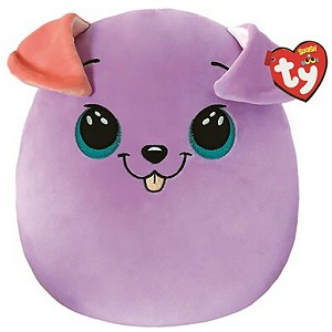 Poduszka Piesek Purpurowy Bitsy Squishy Ty - 30x22cm