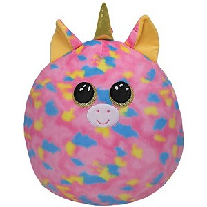 Poduszka Jednorożec Fantasia Squishy Ty - 30x22cm