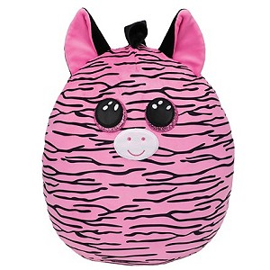 Poduszka Zebra Różowa Zoey Squishy Ty - 30x22cm