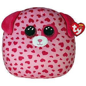 Poduszka Piesek Serce Tickle Squishy Ty - 20x22cm
