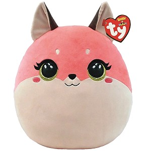 Poduszka Różowy Lisek Roxie Squishy Ty - 40x30cm