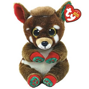 Renifer Łoś Świąteczny Juno Pupilki TY - 15cm Renifer Łoś Świąteczny Juno Pupilki TY - 15cm