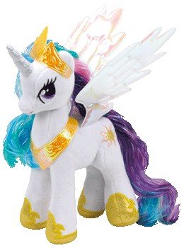 Konik My Little Pony Celestia TY - 18cm