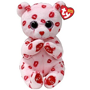 Miś w serduszka Valerie Pupilki TY - 15cm