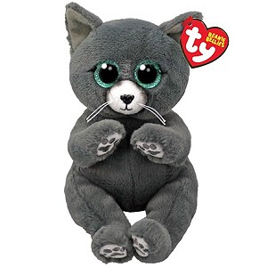 Kotek Szary Binx Pupilki TY - 15cm