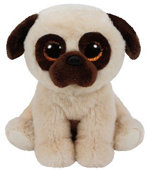 Piesek Buldog Rufus Pupilki TY - 15cm