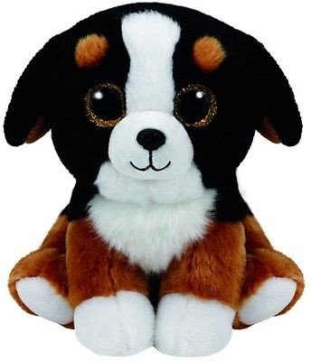 Piesek Czarny Bernardyn Roscoe Berneński Pupilki TY - 15cm