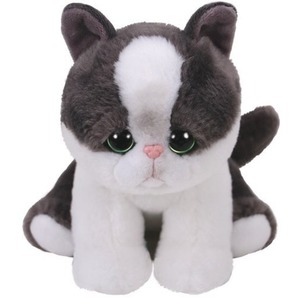 Kotek czarno-biały Yang Pupilki TY - 15cm