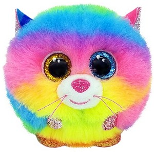 Kotek Tęczowy Kula Gizmo Puffies TY - 9cm