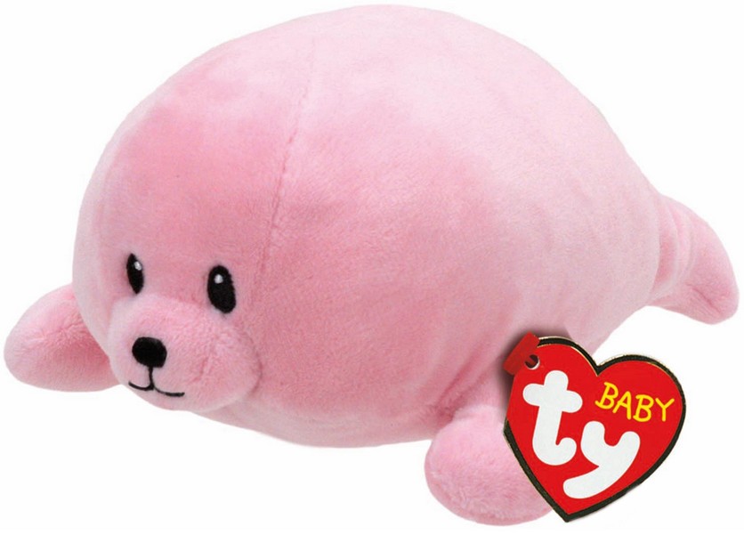 Foka Różowa Doodles Baby TY - 24cm