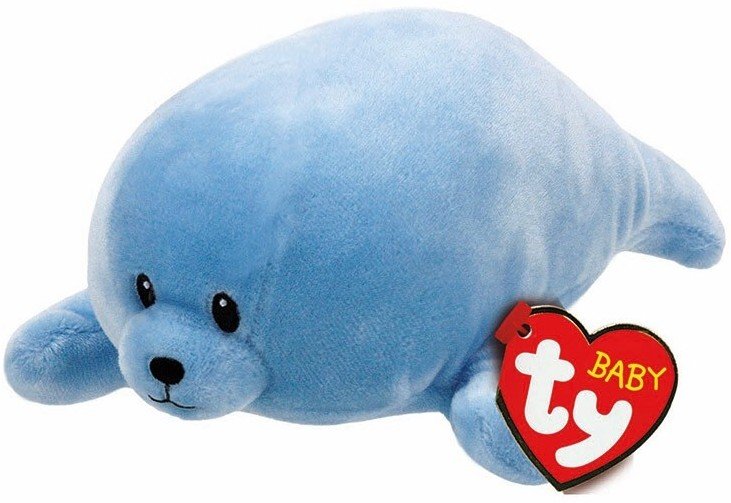 Foka Niebieska Squirt Baby TY - 24cm