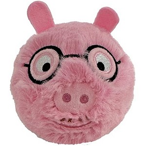 Piłka Świnka Peppa Tata Beanie Bouncers TY - 9cm