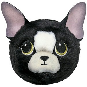 Piłka Piesek Buldog Francuski Doodle Beanie Bouncers TY - 9cm