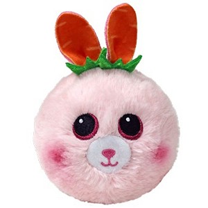 Piłka Królik Pouncey Różowy Zajączek Beanie Bouncers TY - 9cm