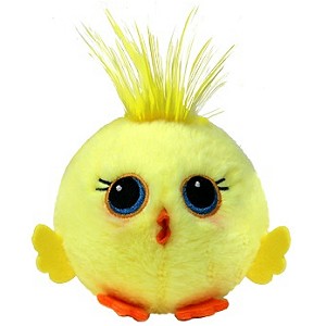 Piłka Kurczak Pisklę Kura Bouncey Beanie Bouncers TY - 9cm