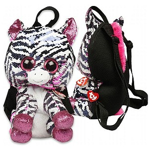 Plecak zebra Zoey Flippables Ty Gear - 25x15cm Plecak zebra Zoey Flippables Ty Gear - 25x15cm