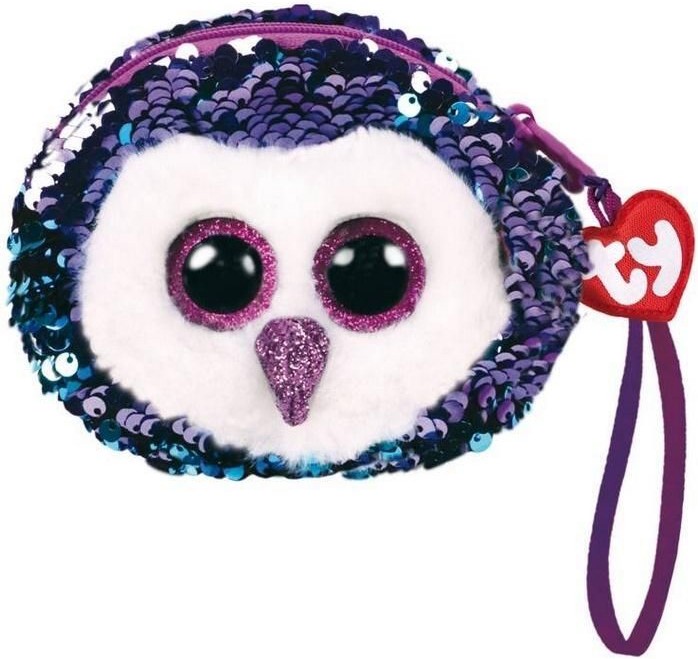 Portmonetka sowa Moonlight Flippables Ty Fashion - 12cm