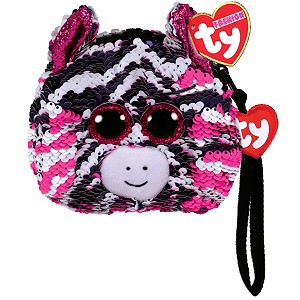 Portmonetka zebra Zoey Flippables Ty Fashion - 12cm