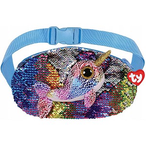 Torebka nerka Narwal Nelly Ty Flippables Gear - 23cm