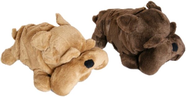 Piesek Leżący Mops Buldog 2 kolory - 25cm